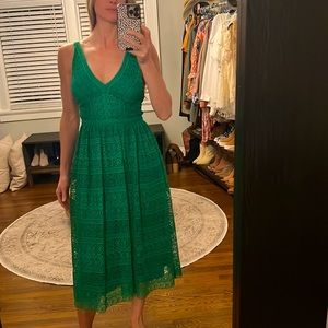 Antonio Melani green midi dress